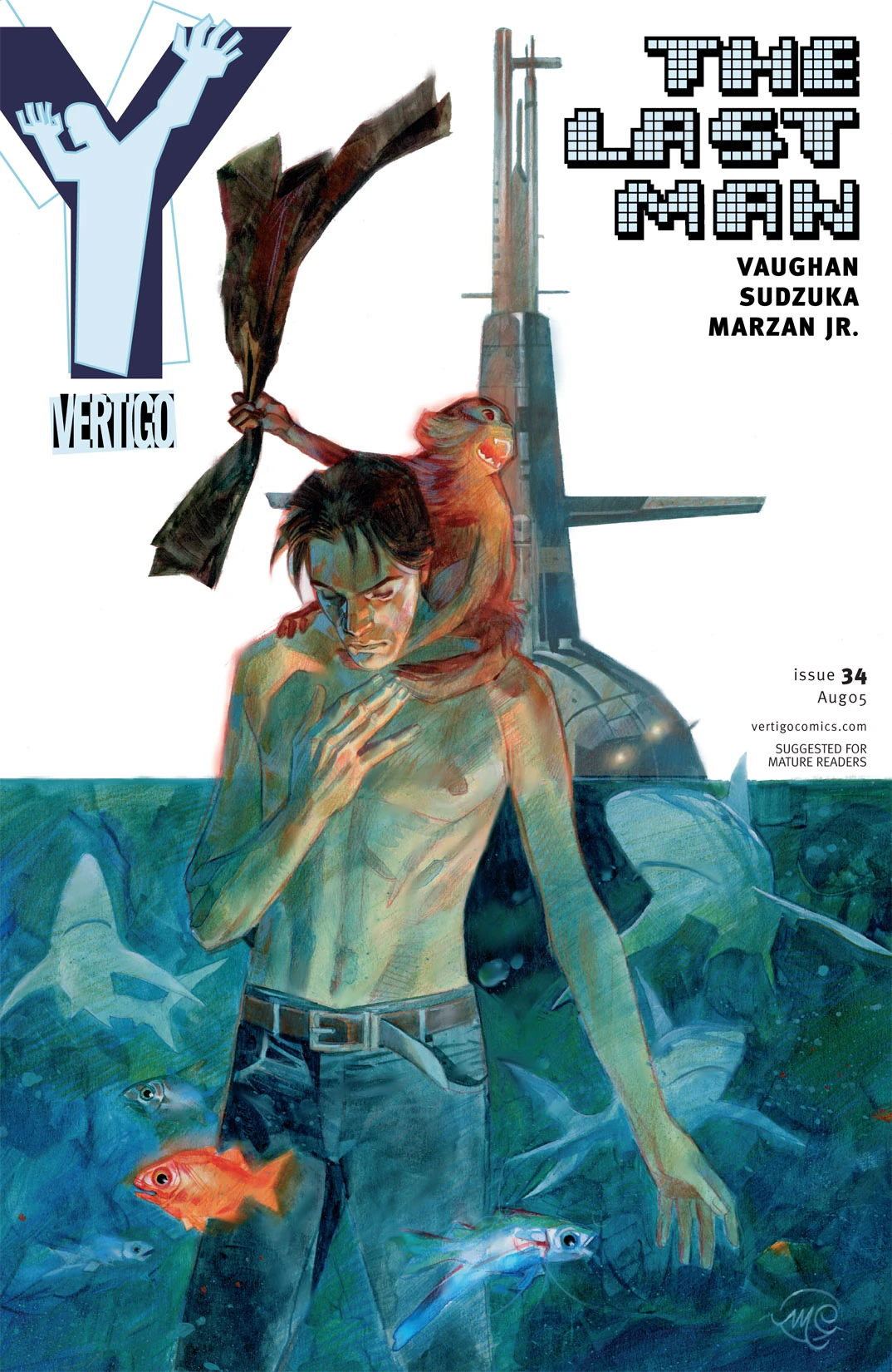 Y: The Last Man #34 (DC, 2005 — Cover A) cover